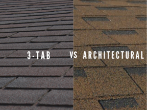 3 tab shingle vs architectural asphalt shingle roofing Lafayette